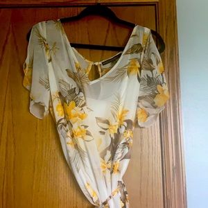 WHBM summer lined dress L no stains worn once